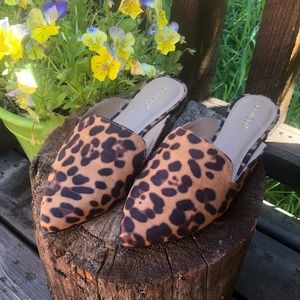 Cheetah Slip-on Loafers (NWOT)